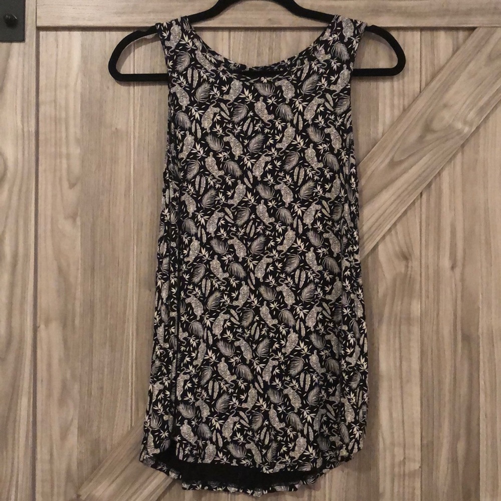 Tropical Print Tank
